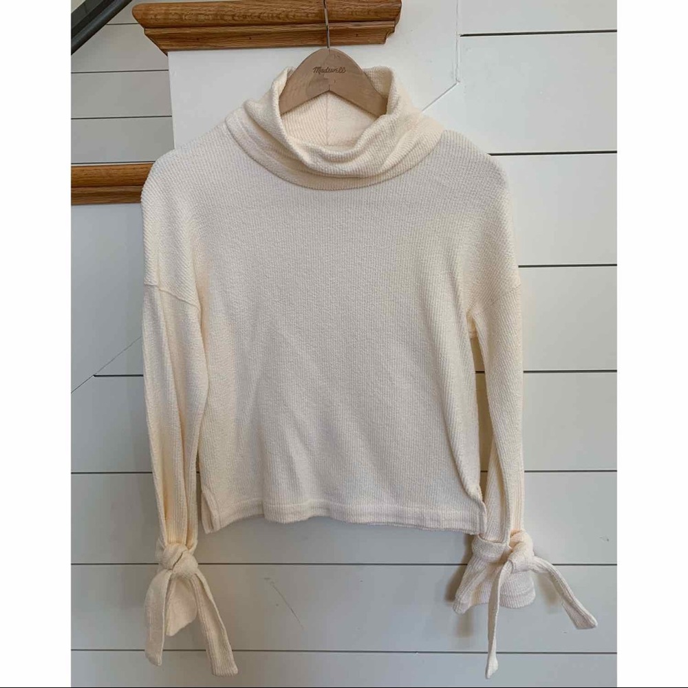 Cream colored Madewell sweater